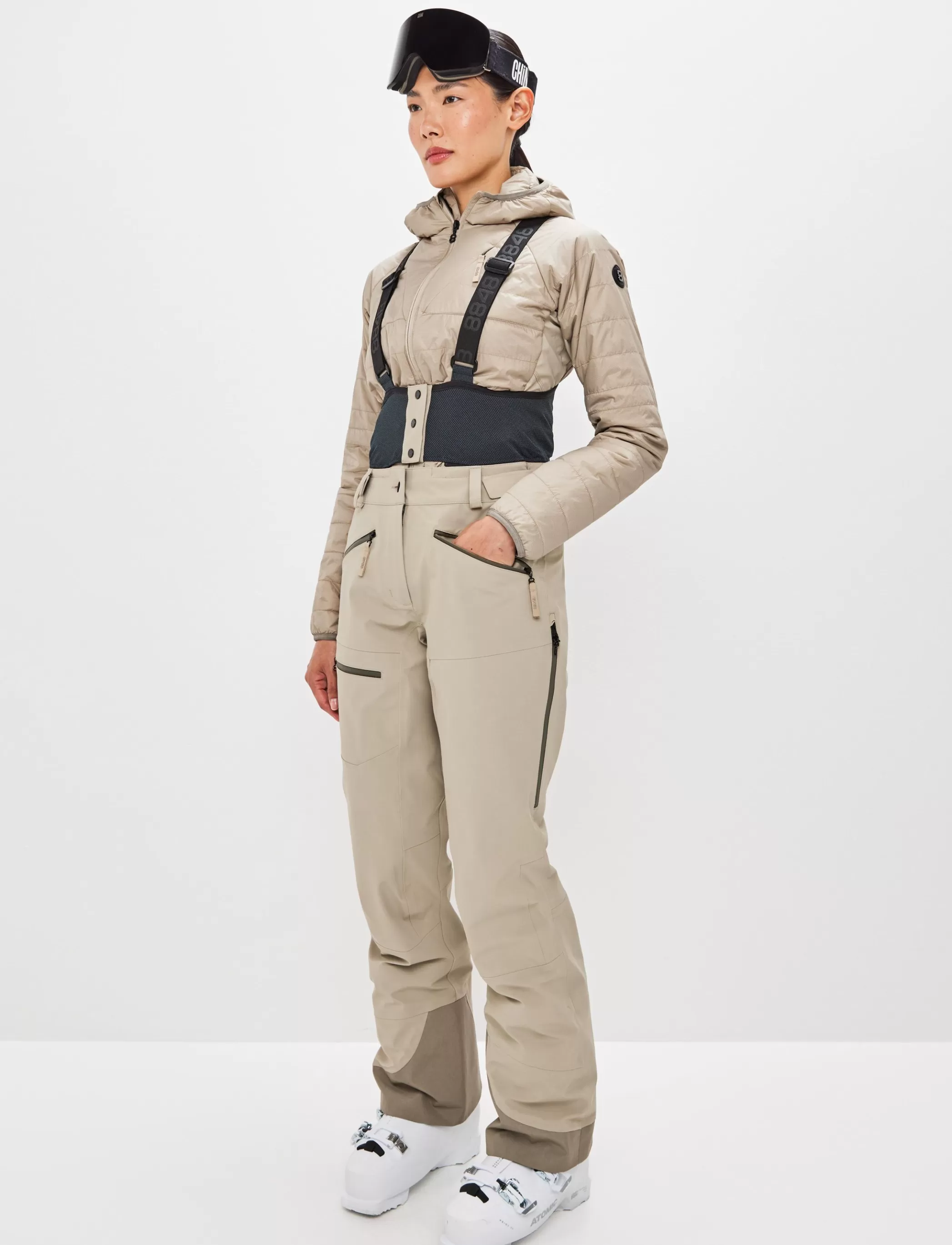 Discount Chloe W Shell Pant - Lt Fallen Rock Skidkläder