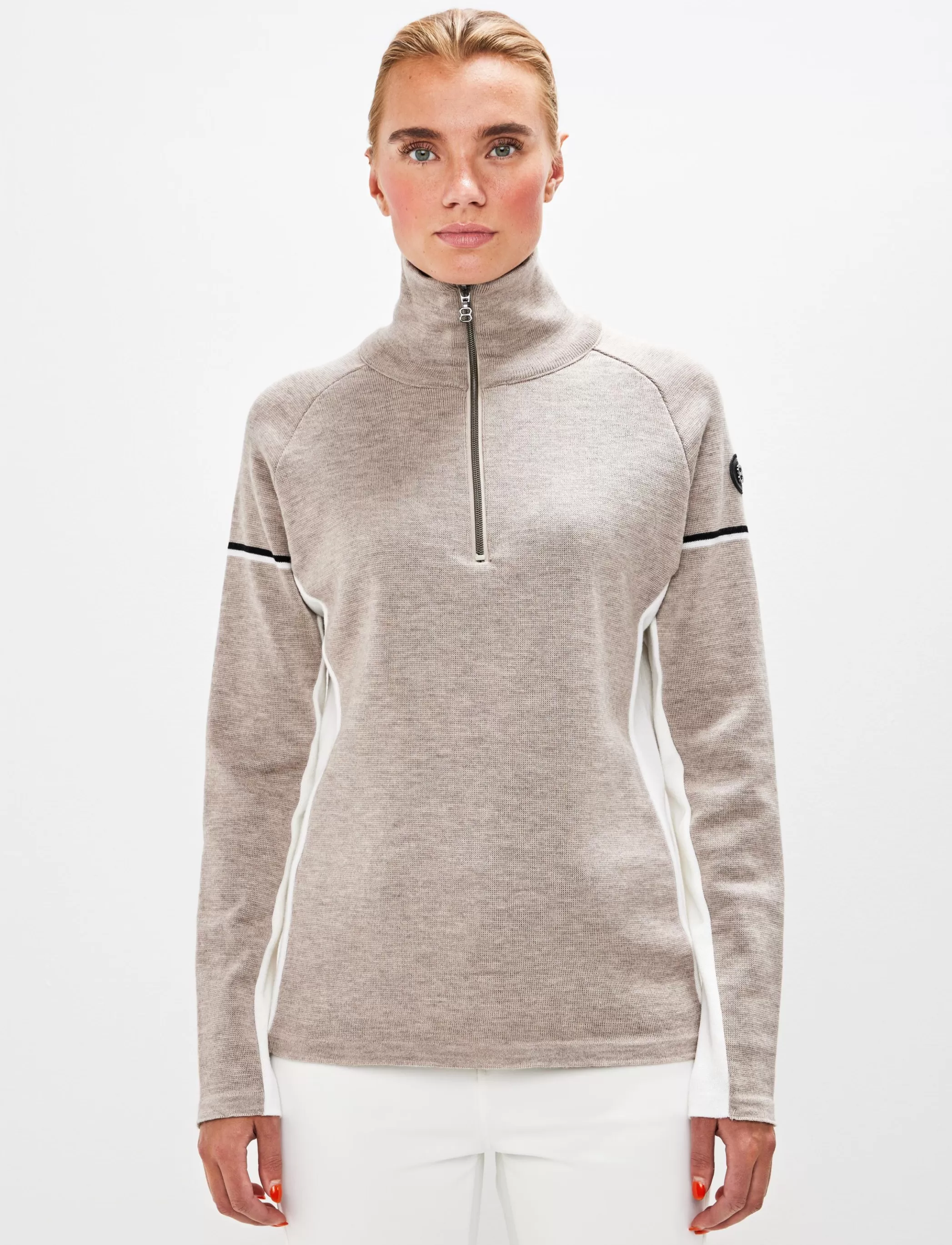 Outlet Ember W Merino Sweat - Lt Fallen Rock Skidkläder