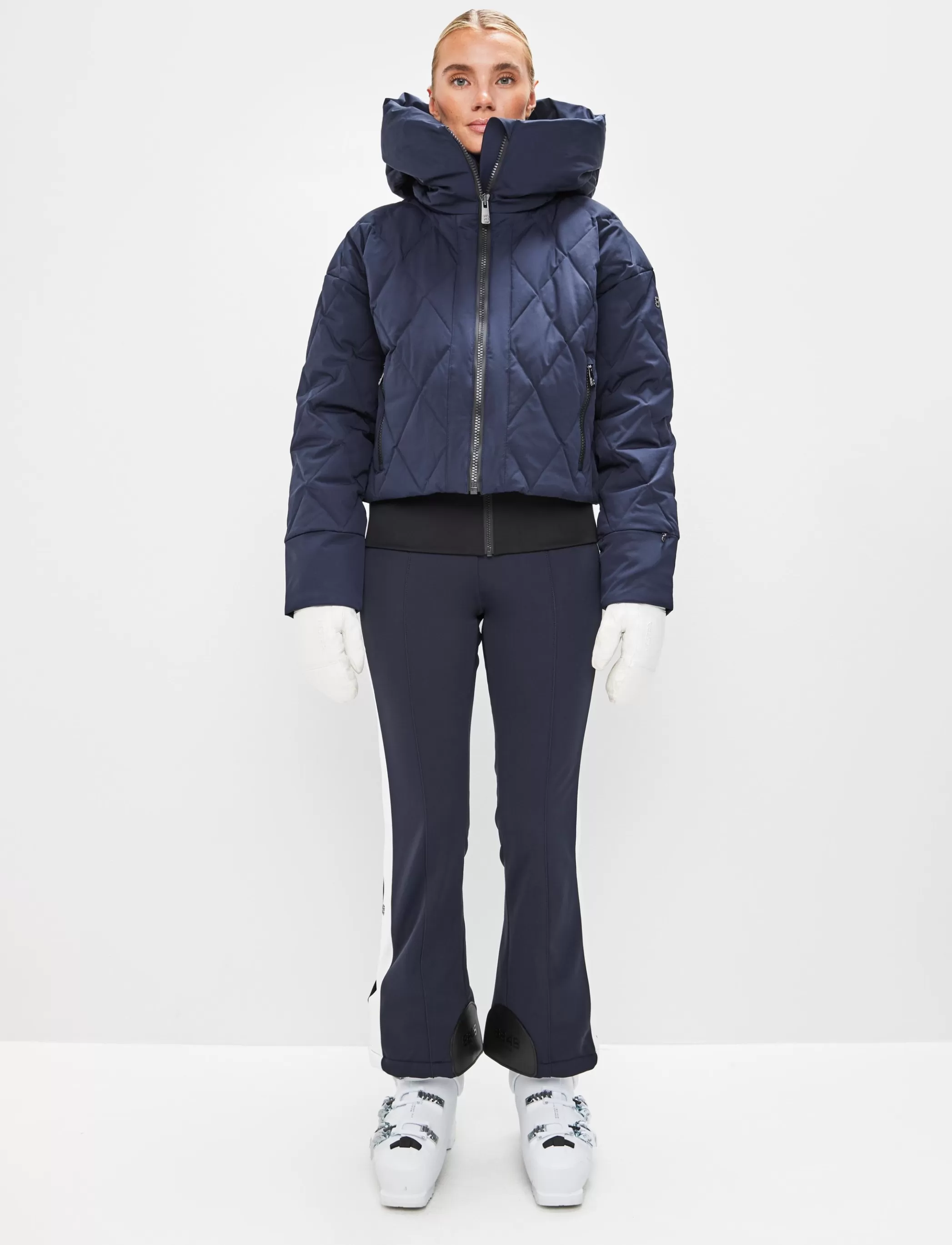 Discount Hildi W Ski Puffer - Navy Klader