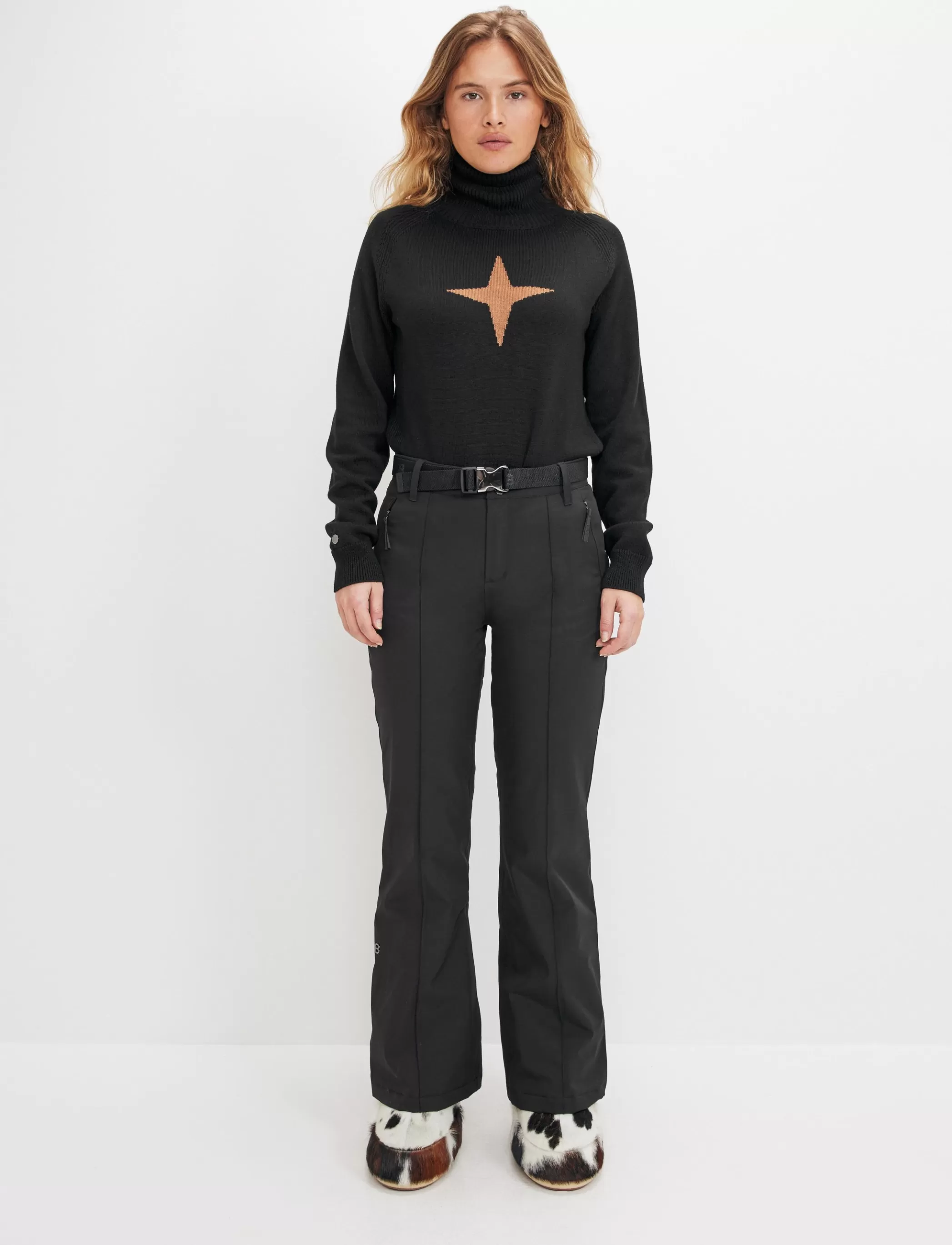 Online Mira Flare Ski Pant - Black Skidkläder