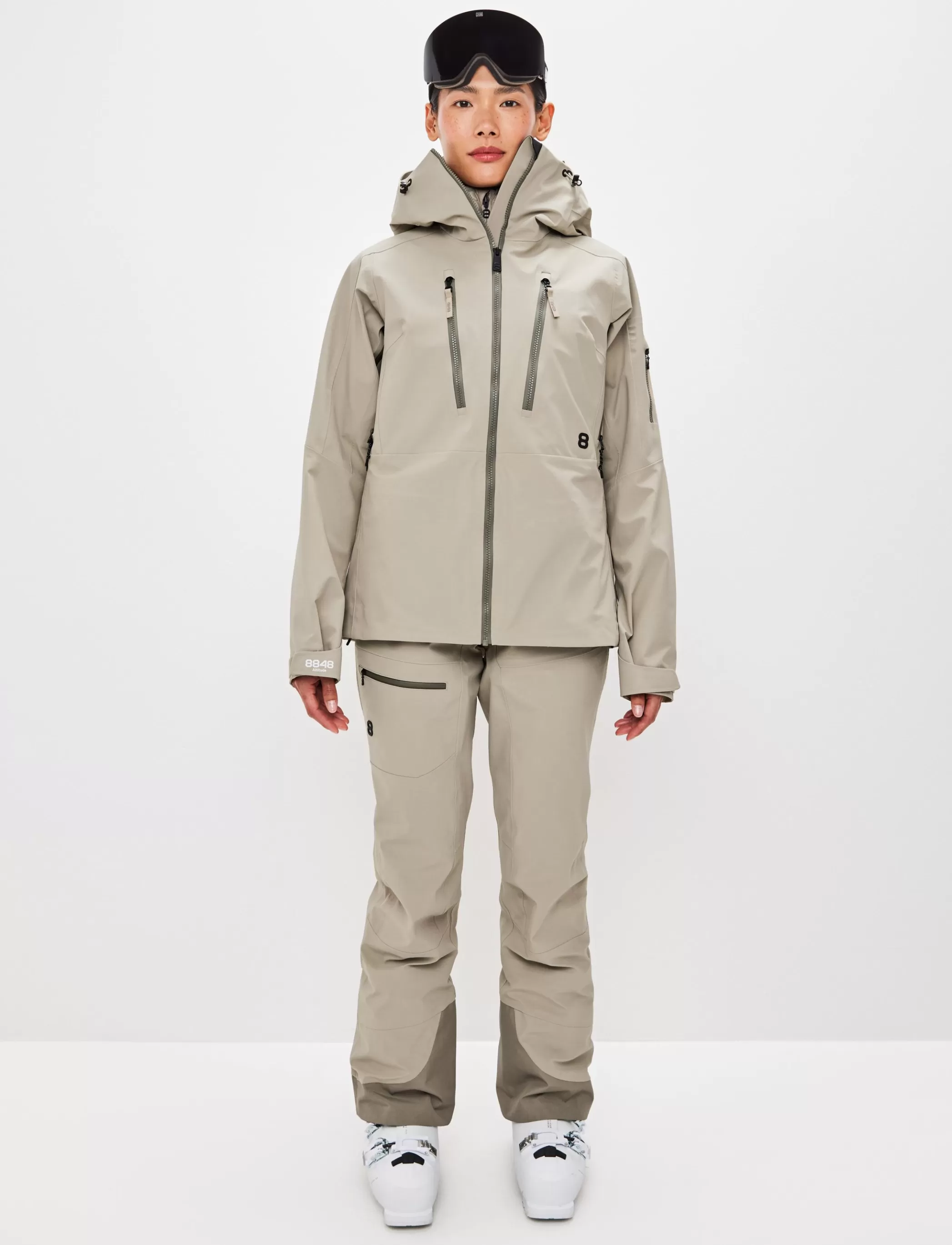 Store Pow 3.0 W Shell Jacket - Lt Fallen Rock Klader