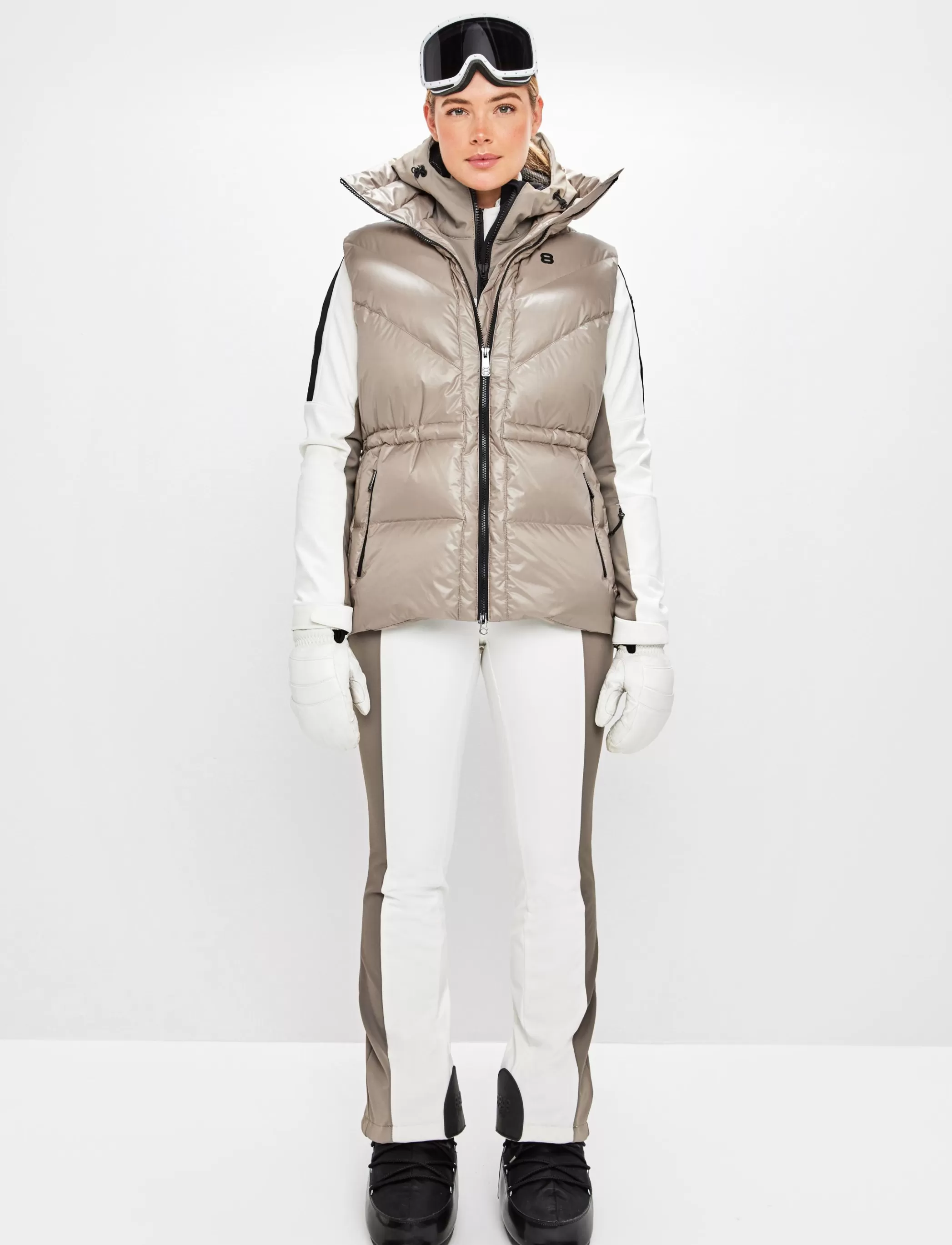Store Shacci W Down Vest - Lt Fallen Rock Skidkläder