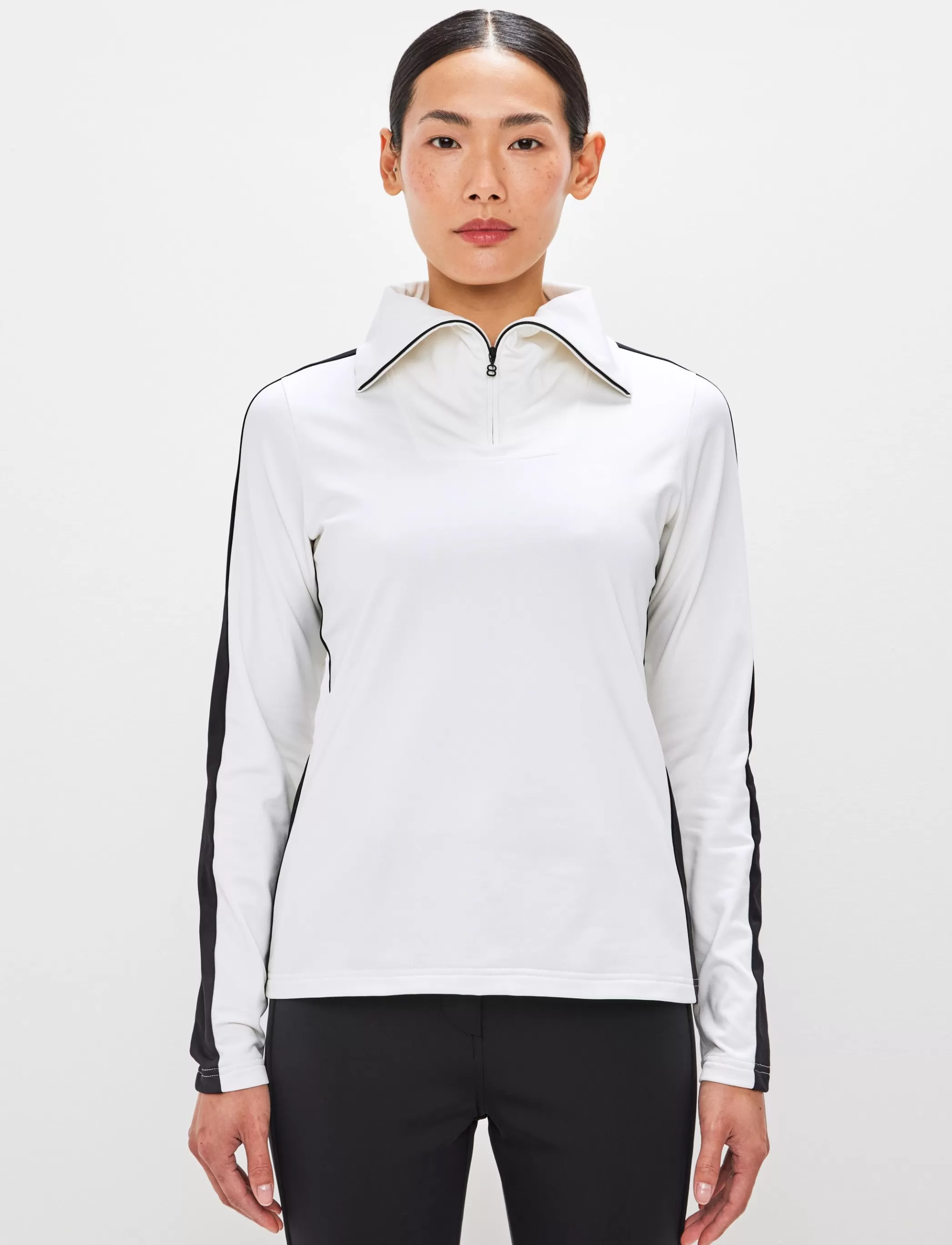 Fashion Vanessa W 1/2 Zip Sweat - Blanc Skidkläder