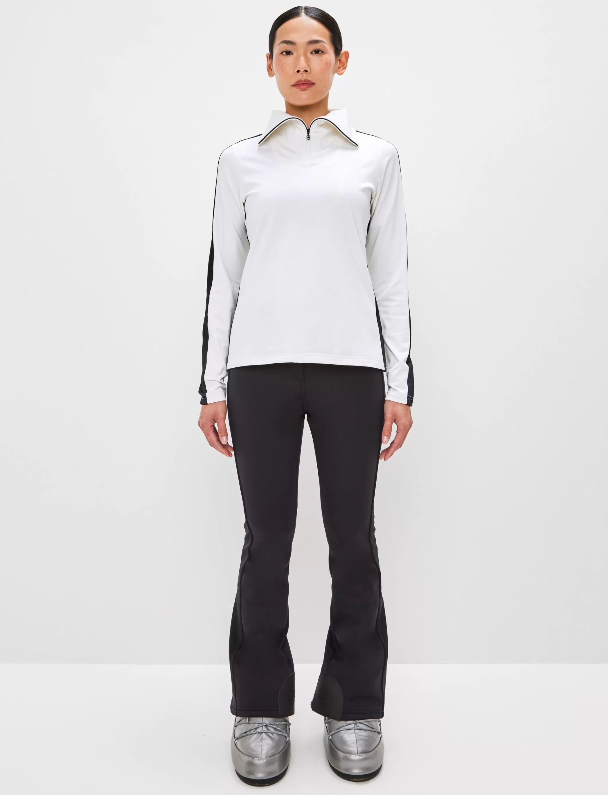 Fashion Vanessa W 1/2 Zip Sweat - Blanc Skidkläder